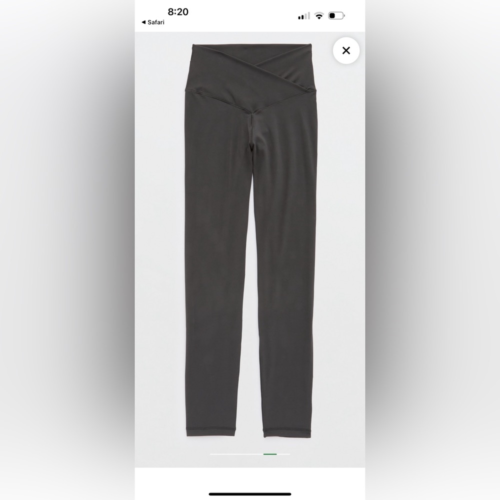 OFFLINE By Aerie Real Me High Waisted Crossover Legging‎ BLUE -large - Picture 5 of 16